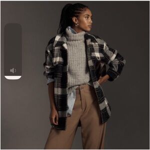 Greylin Black and White Plaid Button Down Shirt purchased at Anthropologie